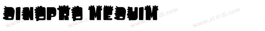 dinopro meduim字体转换